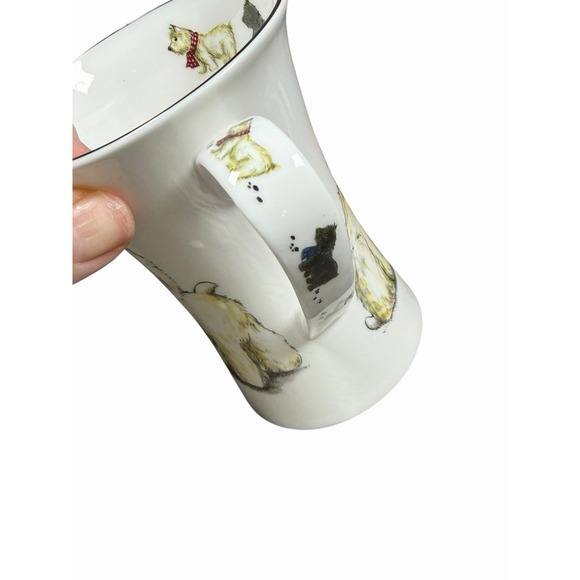 Hudson Scottie Dogs Bone China Mug | British Cottagecore Dog Coffee Cup‎ - Picture 5 of 7